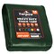 Tarpco Safety Heavy Duty Tarp, 50 ft L x 0.5 mm H x 40 ft W, 14 Mil, Green/Black, Polyethylene TS-103-40X50 - alternate 1